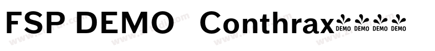 FSP DEMO   Conthrax字体转换